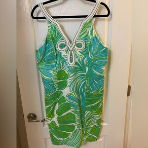 Lilly Pulitzer Dress, with embroidery, size 10 cotton
